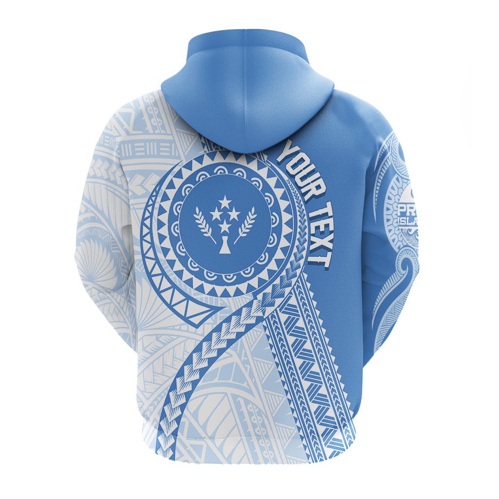 Custom FSM Kosrae Micronesian Pattern Hoodie Proud Islander - Wonder Print Shop