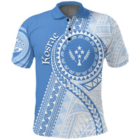 Custom FSM Kosrae Micronesian Pattern Polo Shirt Proud Islander - Wonder Print Shop