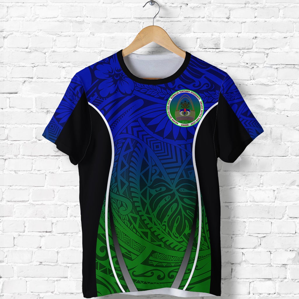 Papua New Guinea Kubalia Tertiary Students Union T Shirt Blue LT8 - Wonder Print Shop