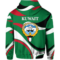 Kuwait Hoodie Sporty Style - Green LT8 - Wonder Print Shop