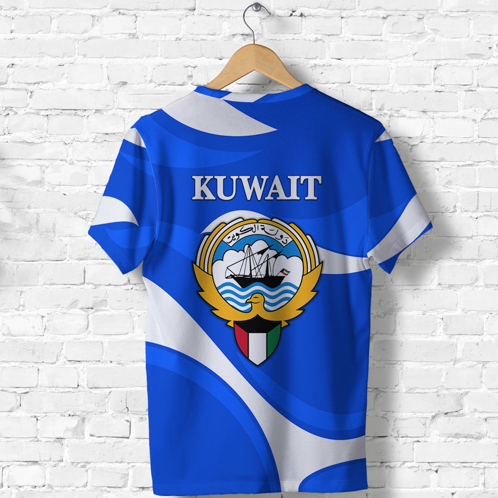 Kuwait T Shirt Sporty Style Blue LT8 - Wonder Print Shop