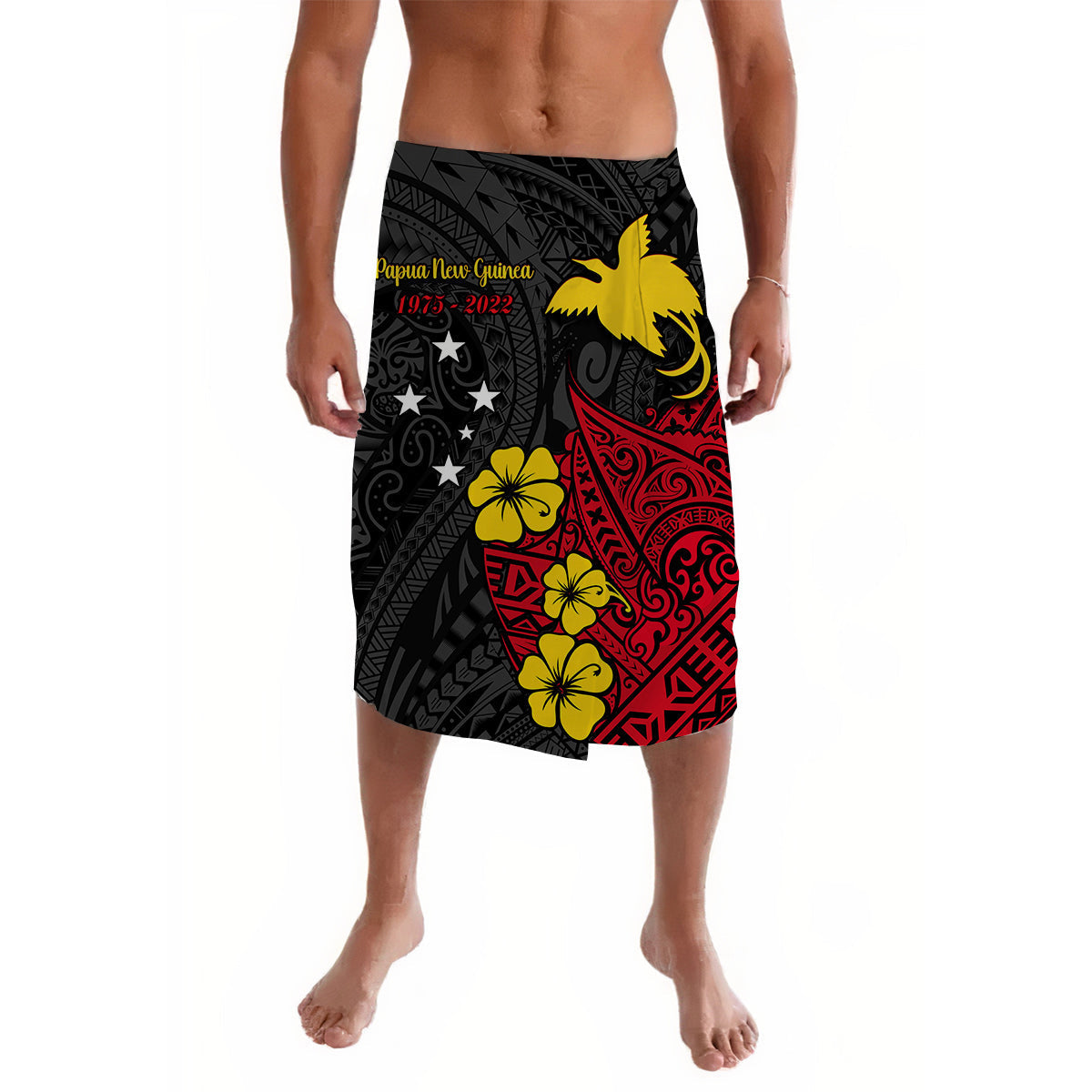 Papua New Guinea Anniversary Lavalava 47th Independence Day Since 1975 Ver.02 LT13 - Wonder Print Shop
