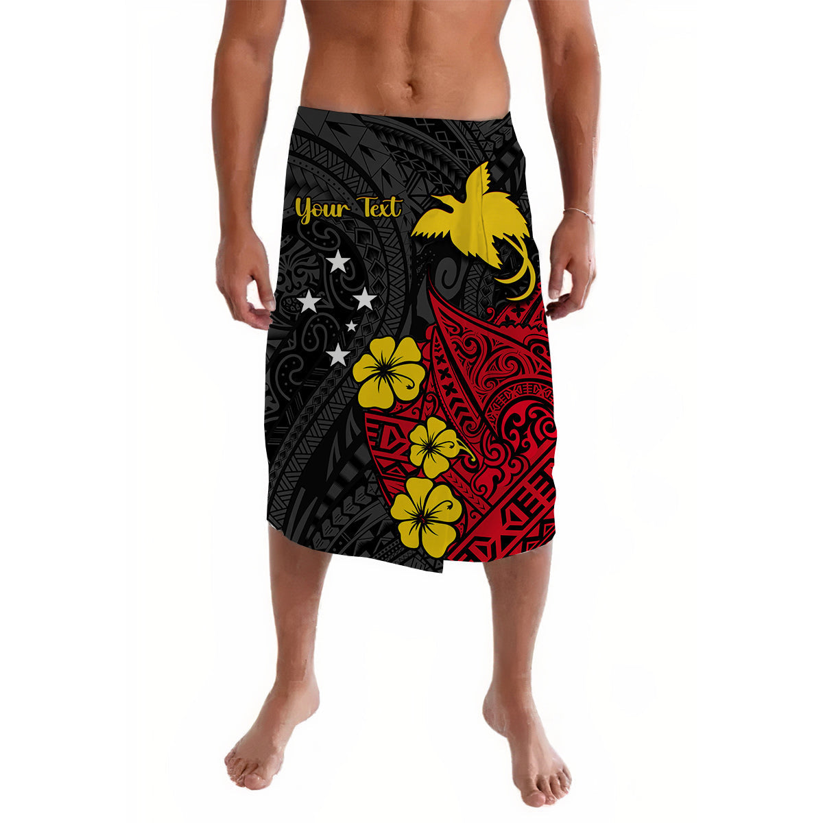 Custom Personalised Papua New Guinea Anniversary Lavalava 47th Independence Day Since 1975 Ver.01 LT13 - Wonder Print Shop