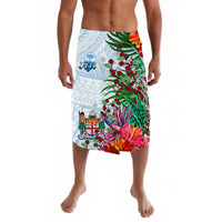 Fiji Lavalava Proud Fijian Tapa mix Tagimoucia Flowers LT13 - Wonder Print Shop