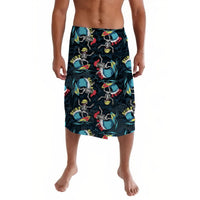 Hawaii Skeleton Surf Lavalava Halloween Hawaiian Tribal LT13 - Wonder Print Shop