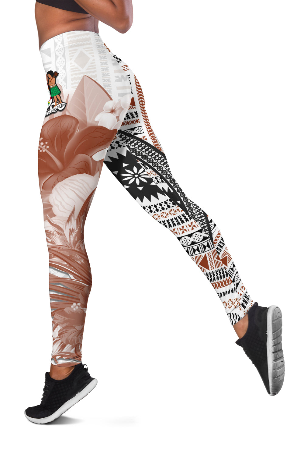 fiji-tapa-women-legging-white-fijian-masi-be-loved-hibiscus-ver02