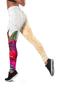 fiji-tapa-women-legging-white-fijian-masi-be-loved-hibiscus-ver03