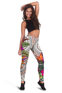 fiji-tapa-women-legging-white-fijian-masi-be-loved-hibiscus-ver04