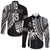 Custom Text and Number Fiji Rugby Sevens Long Sleeve Button Shirt Fijian 7s Tapa Polynesian LT13 - Wonder Print Shop