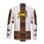 Ethiopia Hawaii Long Sleeve Button Shirt Ethiopian Lion Of Judah Tibeb Vibes NO.1 Ver - White LT8 - Wonder Print Shop