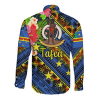 Vanuatu Tafea Hawaii Long Sleeve Button Shirt Independence Be Proud LT8 - Wonder Print Shop