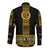 (Custom Personalised) Eritrea Hawaii Long Sleeve Button Shirt Fancy Tibeb Vibes NO.1 Ver - Black LT8 - Wonder Print Shop
