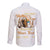 (Custom) Father Day Hawaii Long Sleeve Button Shirt Our First Father Day Simple Style - White LT8 - Wonder Print Shop