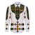 Ethiopia Hawaii Long Sleeve Button Shirt Ethiopian Lion Of Judah Tibeb Vibes - Flag Style LT8 - Wonder Print Shop