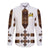 (Custom Personalised) Ethiopia Hawaii Long Sleeve Button Shirt Ethiopian Lion Of Judah Tibeb Vibes NO.1 Ver - White LT8 - Wonder Print Shop