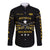 (Custom Personalised) Buffalo Soldiers Hawaii Long Sleeve Button Shirt African American Military Simple Style - Black LT8 - Wonder Print Shop