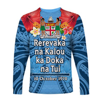 Fiji 1970 Long Sleeve Shirt Happy 52 Years Independence Anniversary - Wonder Print Shop