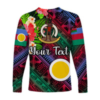 (Custom Personalised) Vanuatu Shefa Long Sleeve Shirt Independence Be Proud LT8 - Wonder Print Shop