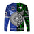 Samoa and New Zealand Long Sleeve Shirt Together Green LT8 - Wonder Print Shop
