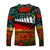 New Zealand Maori ANZAC Long Sleeve Shirt Poppy Vibes Paua Shell LT8 - Wonder Print Shop