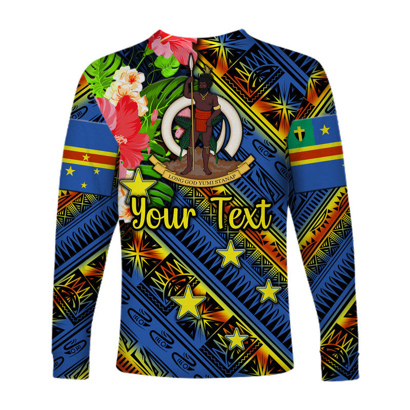 (Custom Personalised) Vanuatu Tafea Long Sleeve Shirt Independence Be Proud LT8 - Wonder Print Shop