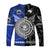 Samoa and New Zealand Long Sleeve Shirt Together Black LT8 - Wonder Print Shop