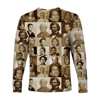 Civil Rights Leaders Long Sleeve Shirt Portrait Version LT8 - Wonder Print Shop