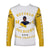 (Custom Personalised) Buffalo Soldiers Motorcycle Club BSMC Long Sleeve Shirt Original Style - White Gold LT8 - Wonder Print Shop