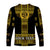 (Custom Personalised) Eritrea Long Sleeve Shirt Fancy Tibeb Vibes - Black LT8 - Wonder Print Shop