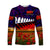 New Zealand Maori ANZAC Long Sleeve Shirt Poppy Vibes Purple LT8 - Wonder Print Shop