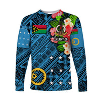 Vanuatu Sanma Long Sleeve Shirt Independence Be Proud LT8 - Wonder Print Shop