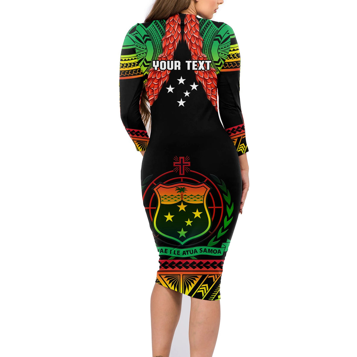 custom-personalised-samoa-rugby-long-sleeves-dress-teuila-torch-ginger-gradient-style