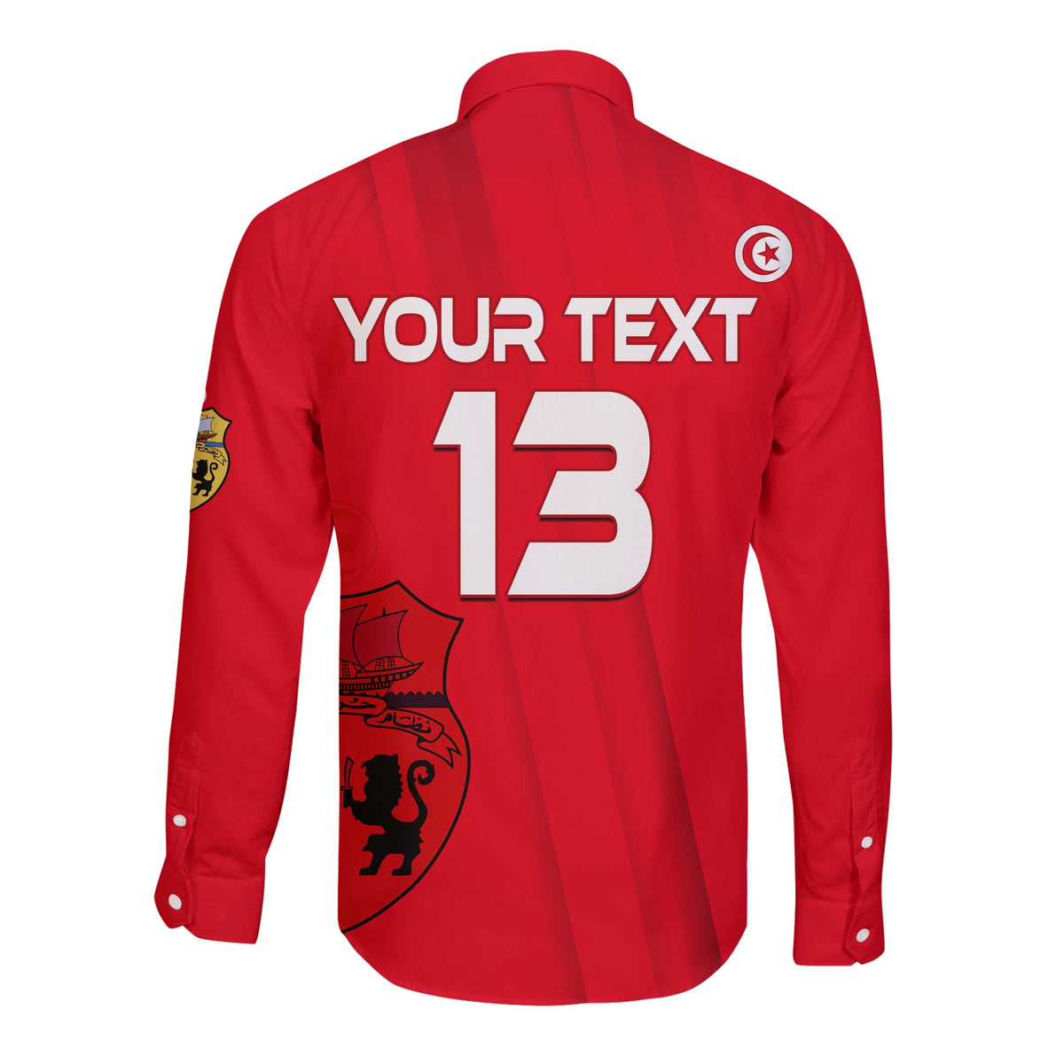 (Custom Text and Number) Tunisia Hawaii Long Sleeve Button Shirt Always in My Heart LT13 - Wonder Print Shop