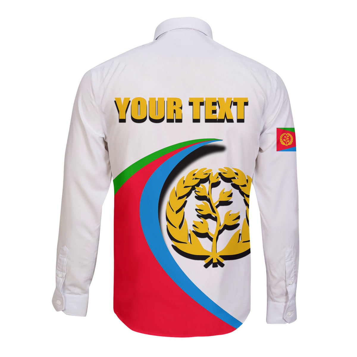 (Custom Personalised) Eritrea Lover Long Sleeve Button Shirt LT6 - Wonder Print Shop