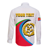 (Custom Personalised) Eritrea Lover Long Sleeve Button Shirt LT6 - Wonder Print Shop