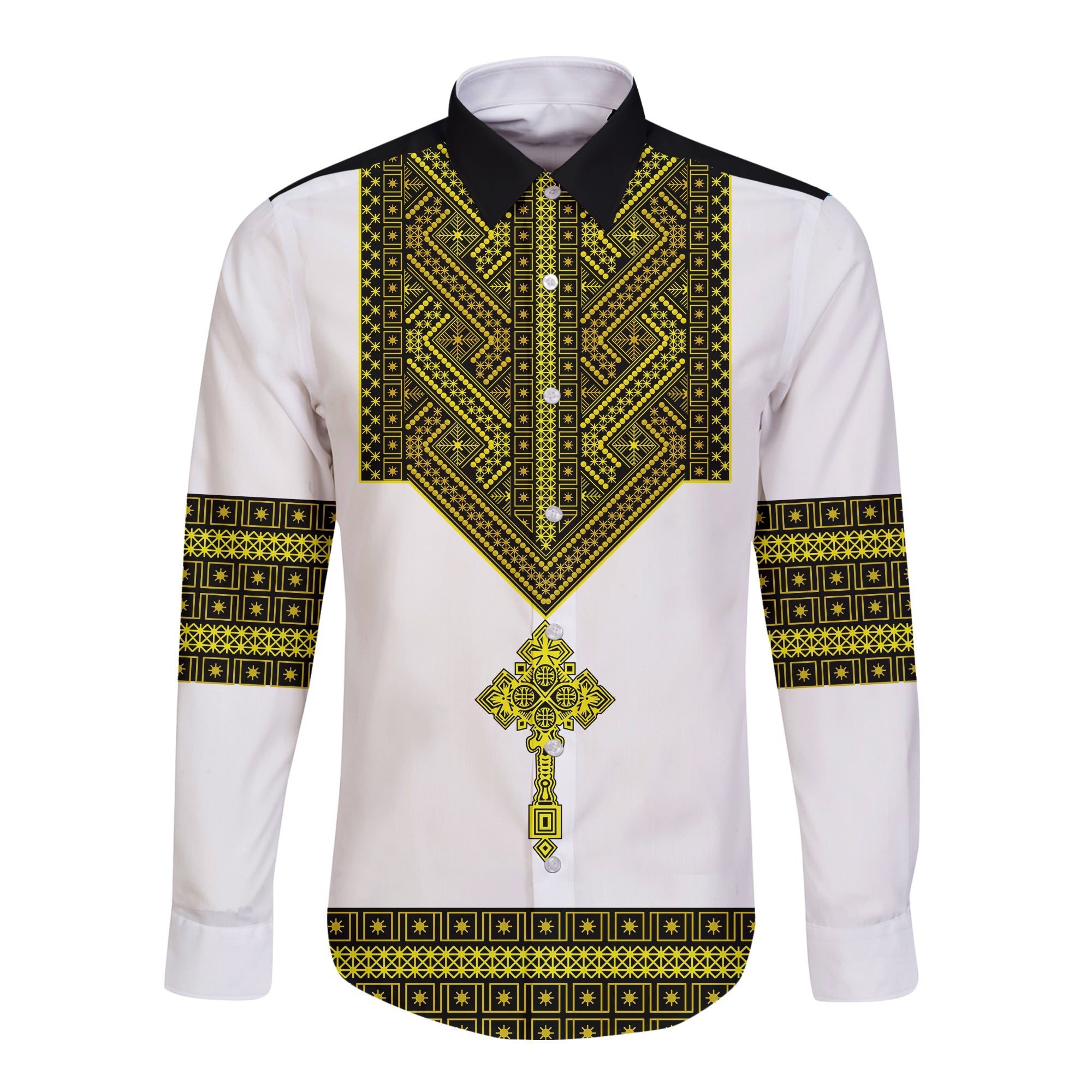 ethiopia-tibeb-hawaii-long-sleeve-button-shirt-royal-ethiopian-cross