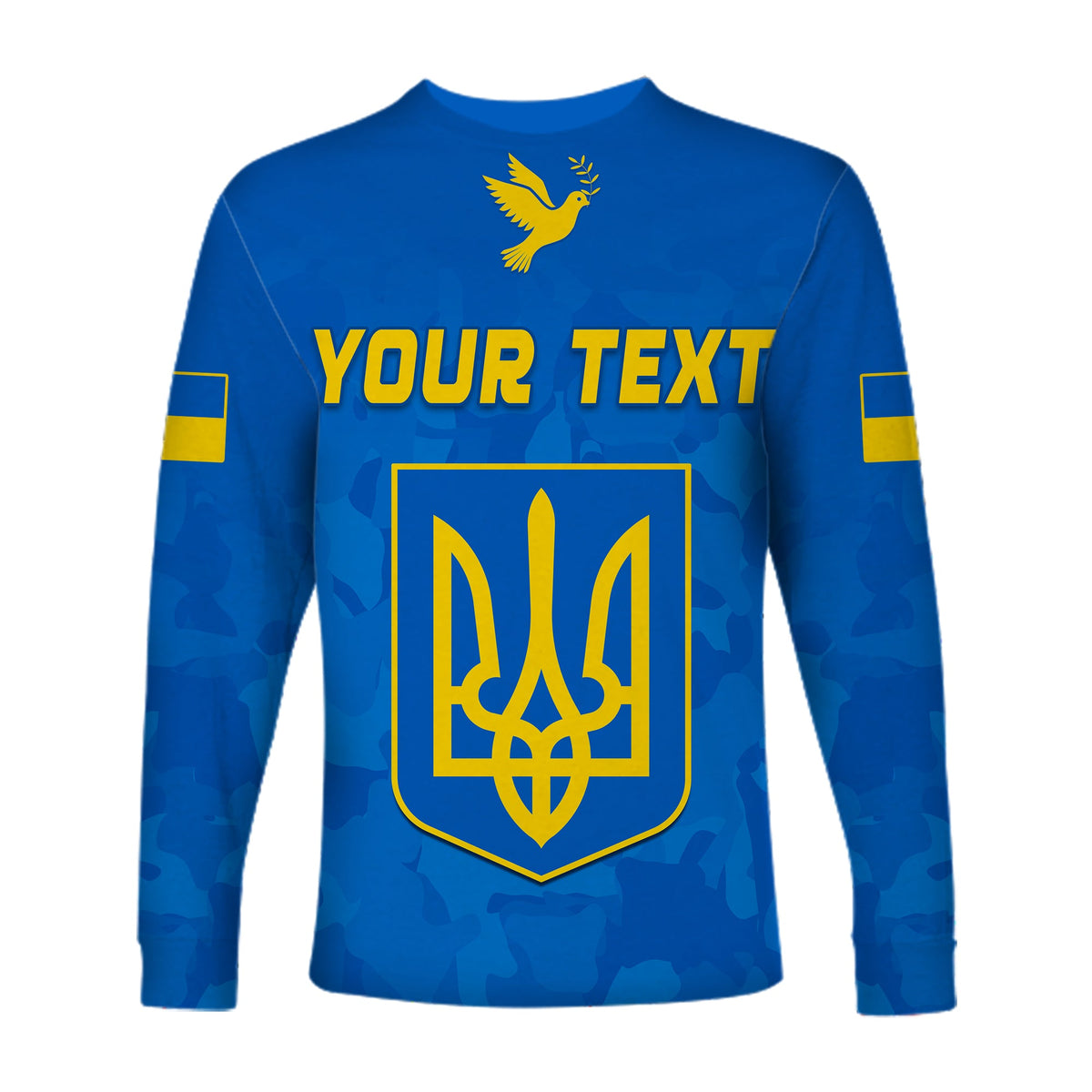 (Custom Personalised) Ukraine Long Sleeve Shirt Always Style Camouflage LT13 - Wonder Print Shop