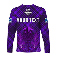 (Custom Personalised) Scotland Long Sleeve Shirt Thistle Scottish Be Unique LT13 - Wonder Print Shop