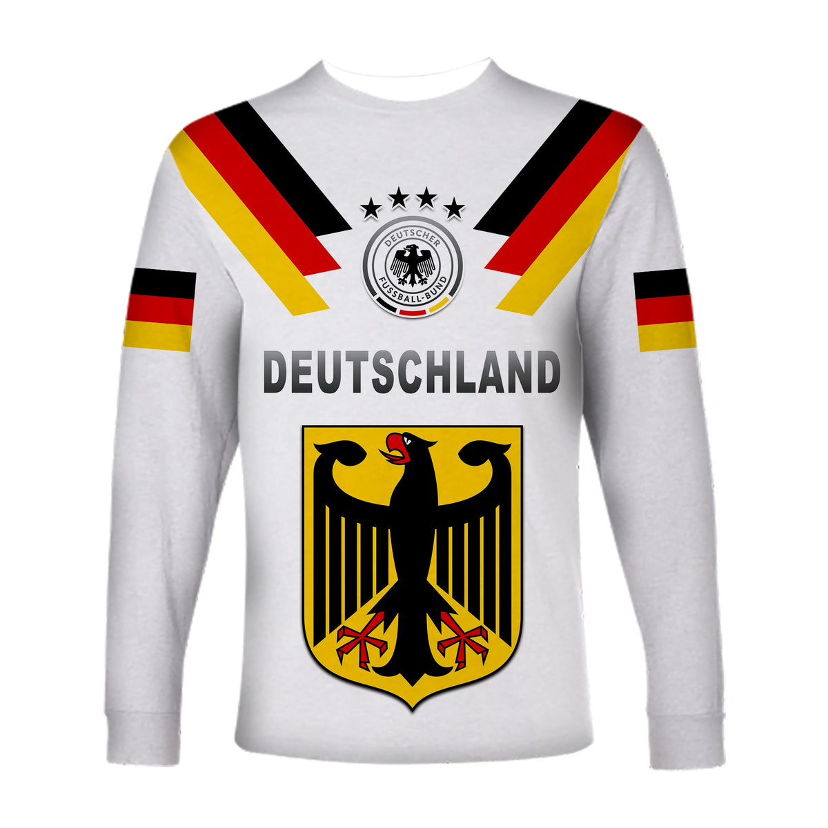 Germany Football Long Sleeve Shirt Deutschland 2022 Style LT13 - Wonder Print Shop