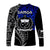 Siva Samoa Long Sleeve Shirt Samoan Dance Mix Blue Polynesian LT13 - Wonder Print Shop