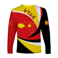 (Custom Personalised) Tigray Long Sleeve Shirt Style Color Flag LT13 - Wonder Print Shop