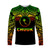 (Custom Personalised) Chuuk Flag Long Sleeve Shirt Micronesia Style Reggae LT13 - Wonder Print Shop
