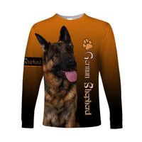 German Shepherd Long Sleeve Shirt My Best Friend LT13 - Wonder Print Shop