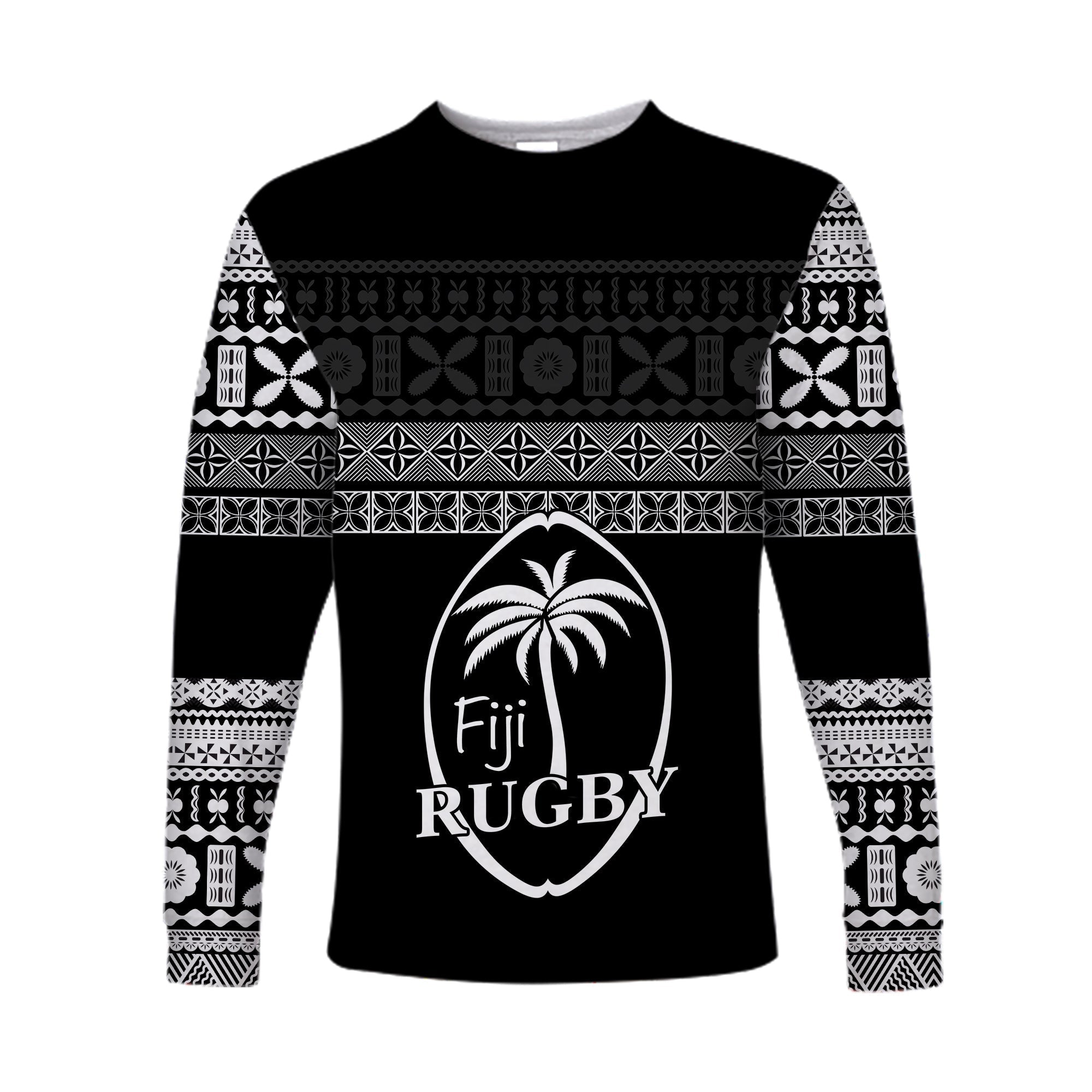 Fiji Rugby Long Sleeve Shirt Lifestyle 2022 Flying Fijians LT13 - Wonder Print Shop