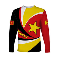 Tigray Long Sleeve Shirt Style Color Flag LT13 - Wonder Print Shop