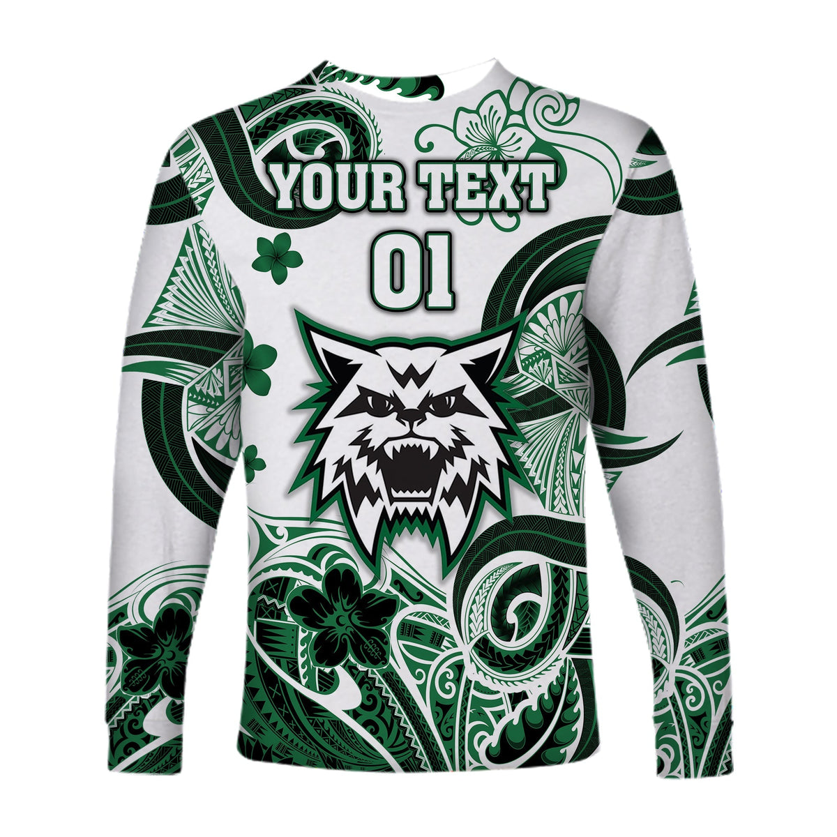 (Custom Personalised) Hawaii Konawaena Wildcats School Long Sleeve Shirt Unique Style LT8 - Wonder Print Shop