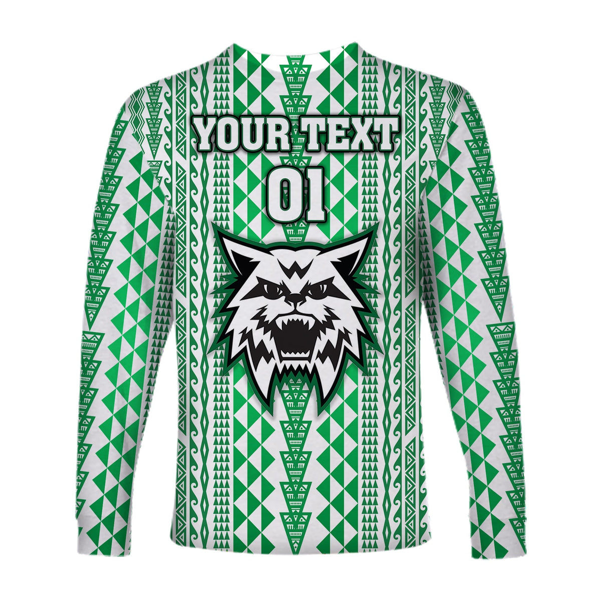 (Custom Personalised) Hawaii Konawaena Wildcats School Long Sleeve Shirt Simple Style LT8 - Wonder Print Shop