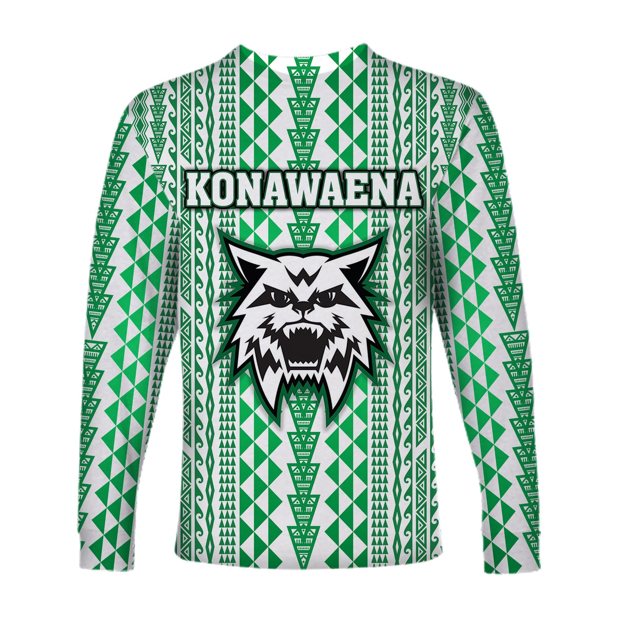 Hawaii Konawaena Wildcats School Long Sleeve Shirt Simple Style LT8 - Wonder Print Shop