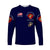 (Custom) Montford Point Marines Long Sleeve Shirt African-American Marine Corps Simple - Navy Blue LT8