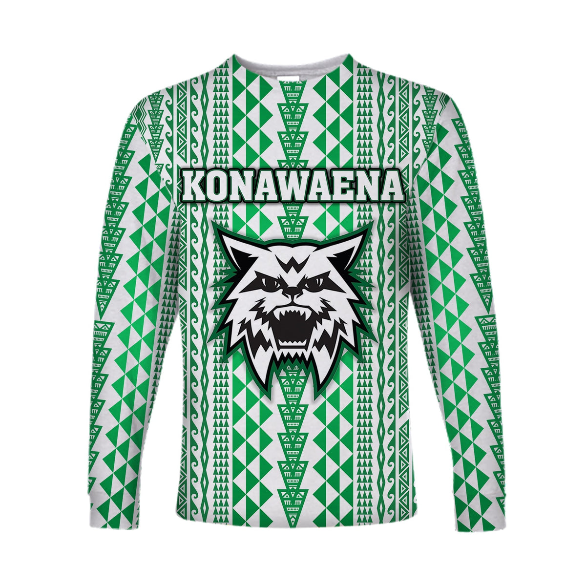 Hawaii Konawaena Wildcats School Long Sleeve Shirt Simple Style LT8 - Wonder Print Shop